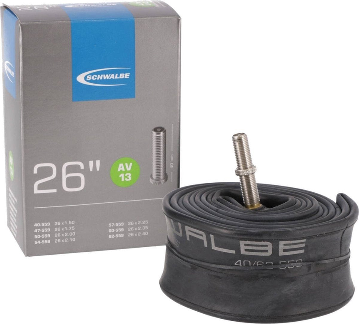 Schwalbe AV13 26 inch 40/62 Schrader tube