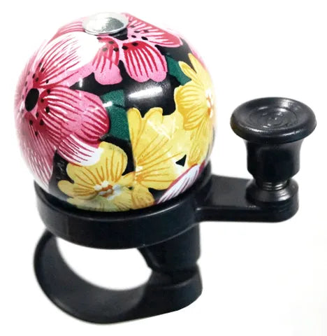 Bell - Flower Design Pink