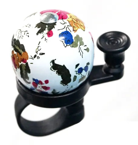 Bell - Flower Design White