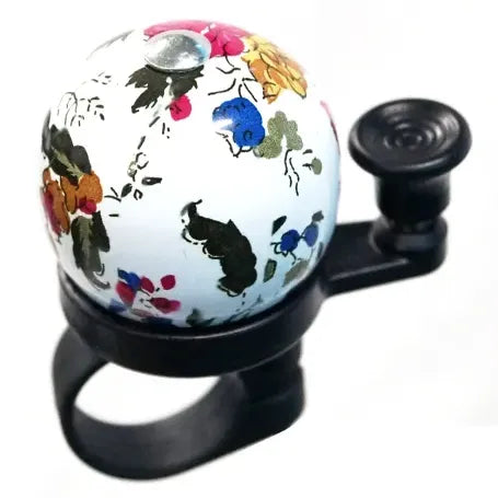 Bell - Flower Design White