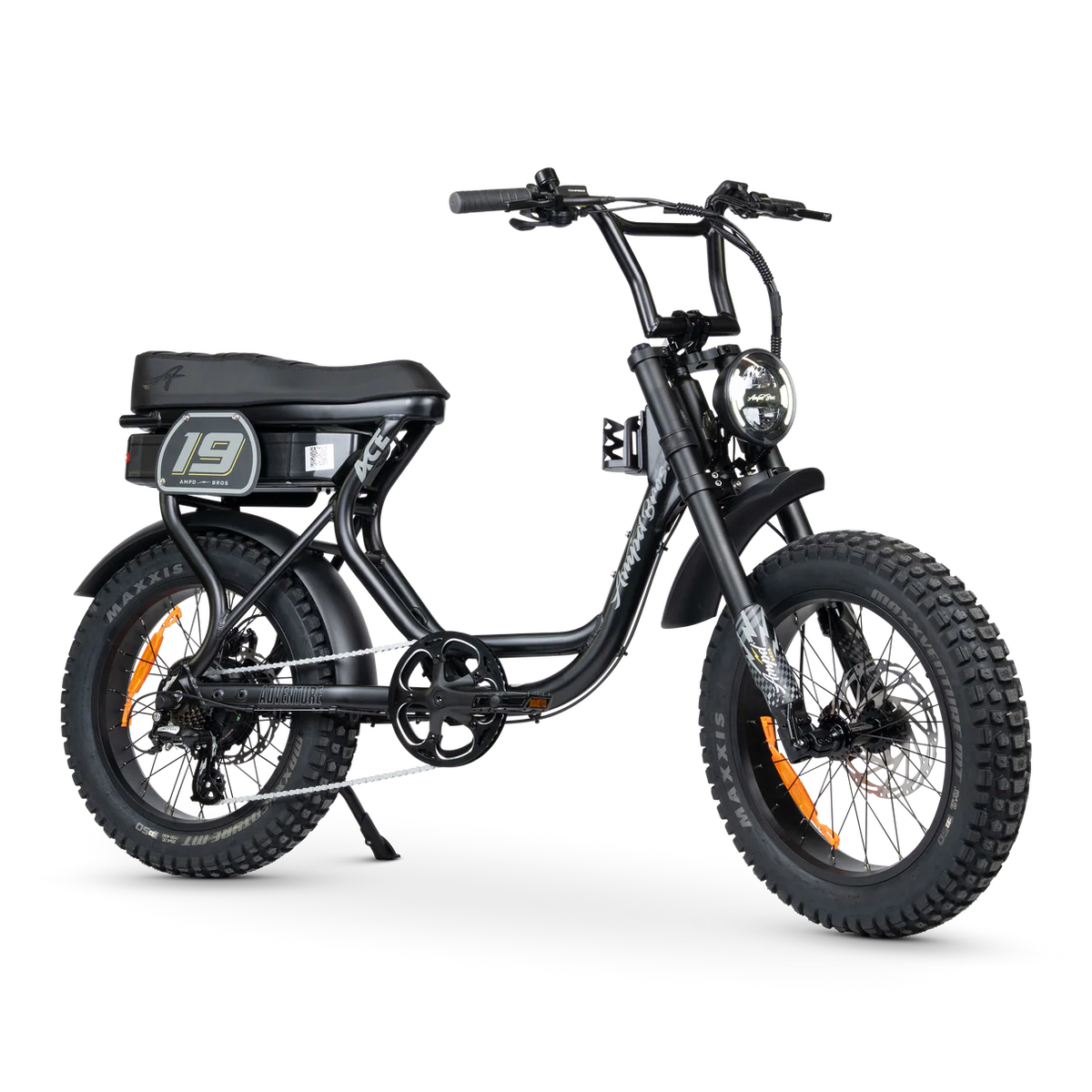 Ampd Bros ACE Adventure Series 5 Step Thru Matte Black