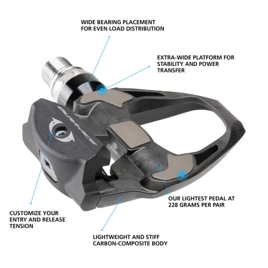 Shimano Dura Ace SPD-SL pedals