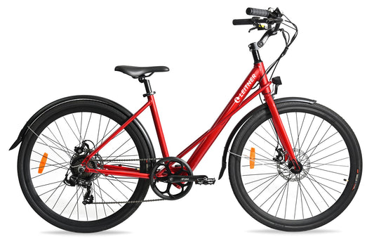 Leitner Ultimate Step-Through e-bike - Red