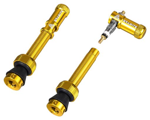 Granite Juicy 44mm tubeless valves gold