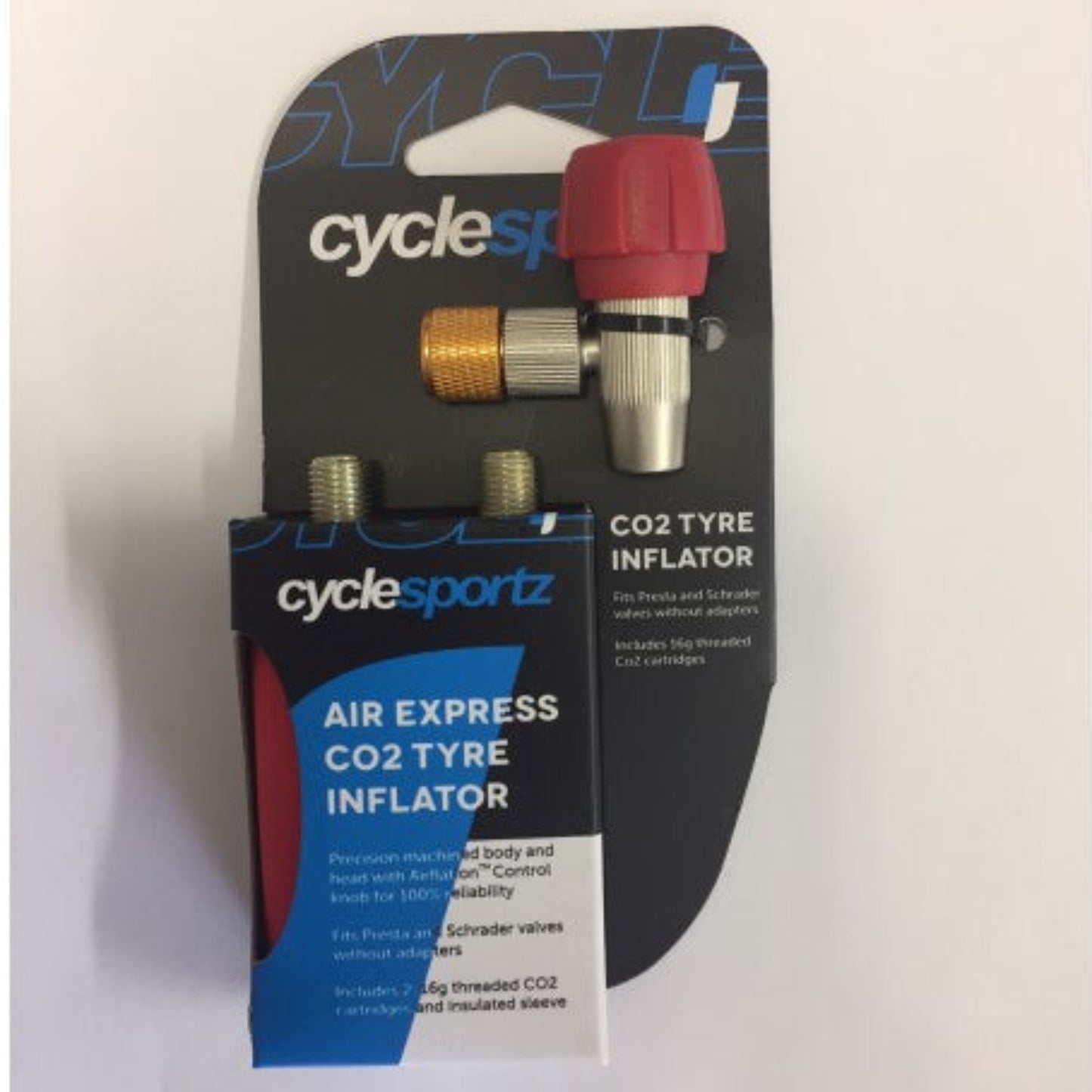 Co2 Tyre Inflator with air flow control
