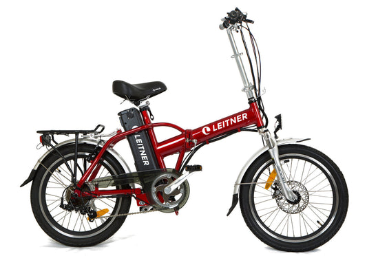 Leitner Tirol folding e-bike - Red