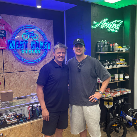 Harley Reid Stops By West Coast Cycles 🚲