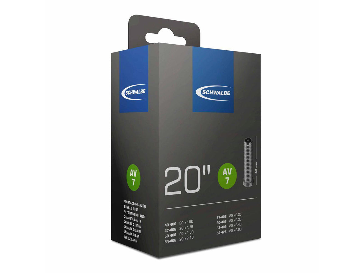 Schwalbe AV7 20 inch 40/62 Schrader tube