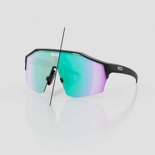 KOO Alibi - Matt Black / Photochromatic Green