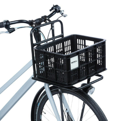 Basil small black bicycle crate