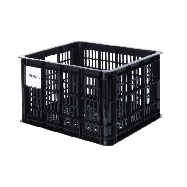 Basil Bicycle Crate M 29.5L Black