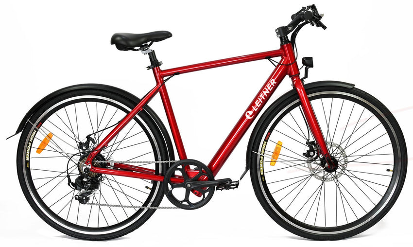 Leitner Ultimate Step-Over e-bike - Red