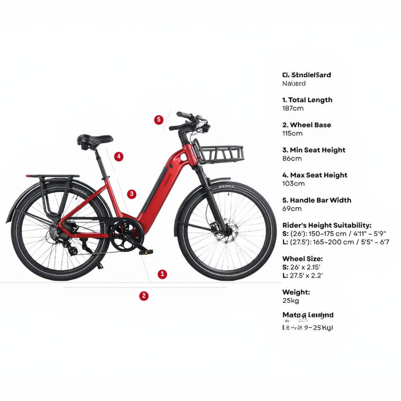 Vamos Rapido 2026 - Daily Commuter E-Bike
