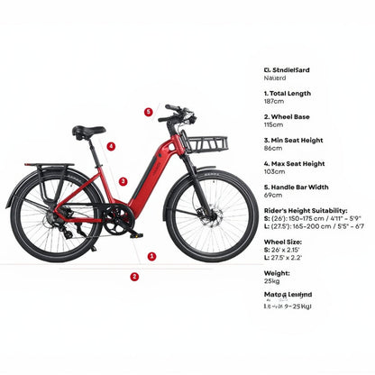 Vamos Rapido 2026 - Daily Commuter E-Bike