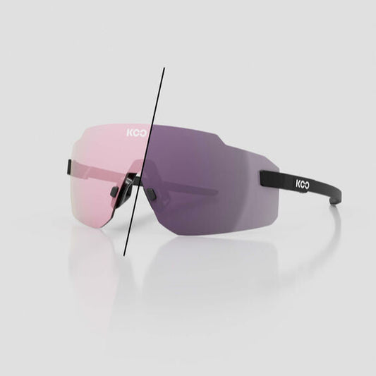 KOO Supernova - Matt Black / Photochromatic Pink