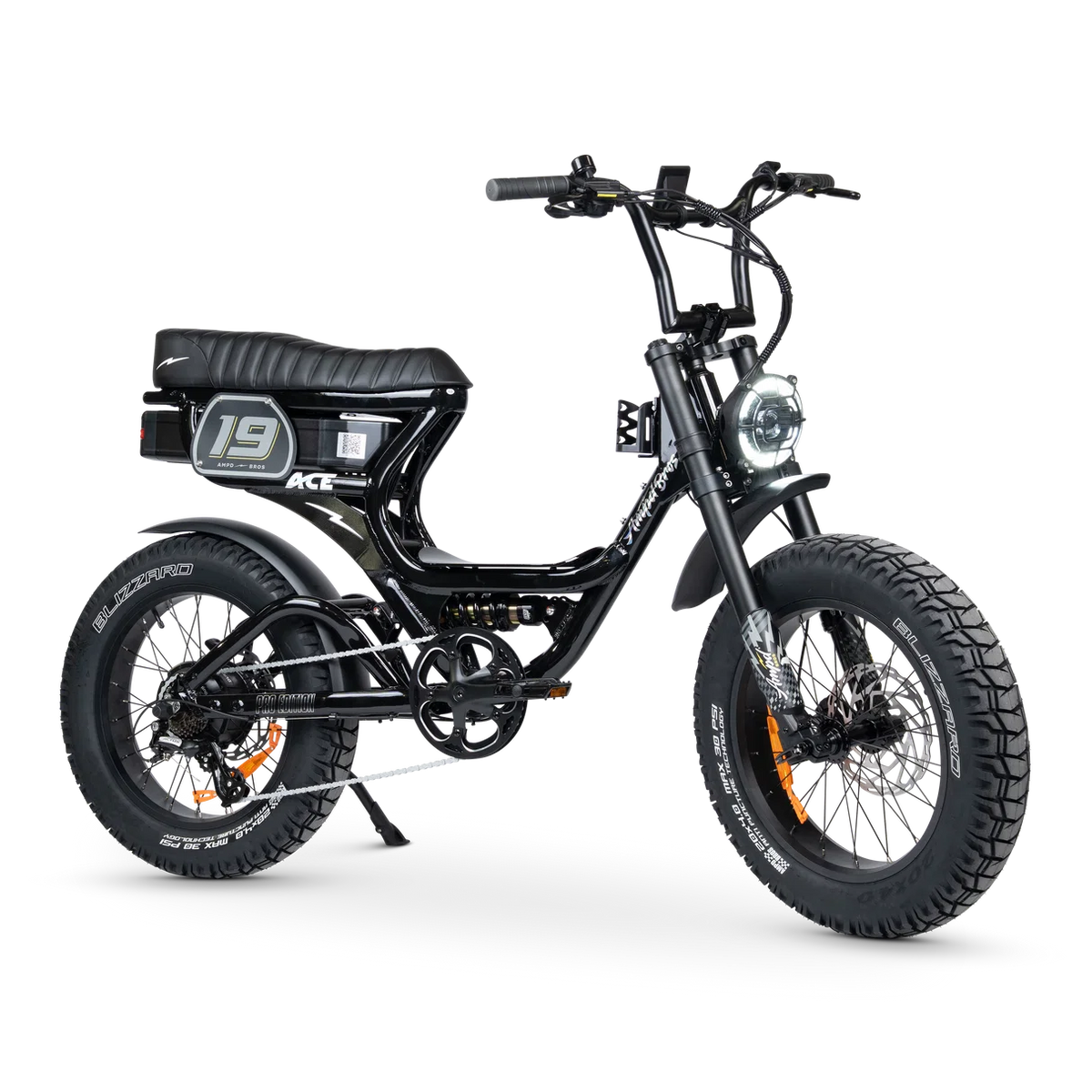Ampd Bros ACE PRO Series 5 Step Thru Matte Black
