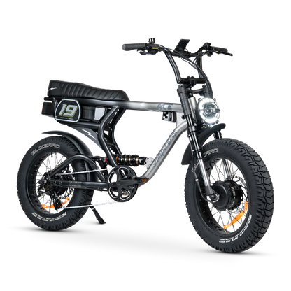 Ampd Bros ACE-X Demon Series 5 Titanium Eclipse electric bike