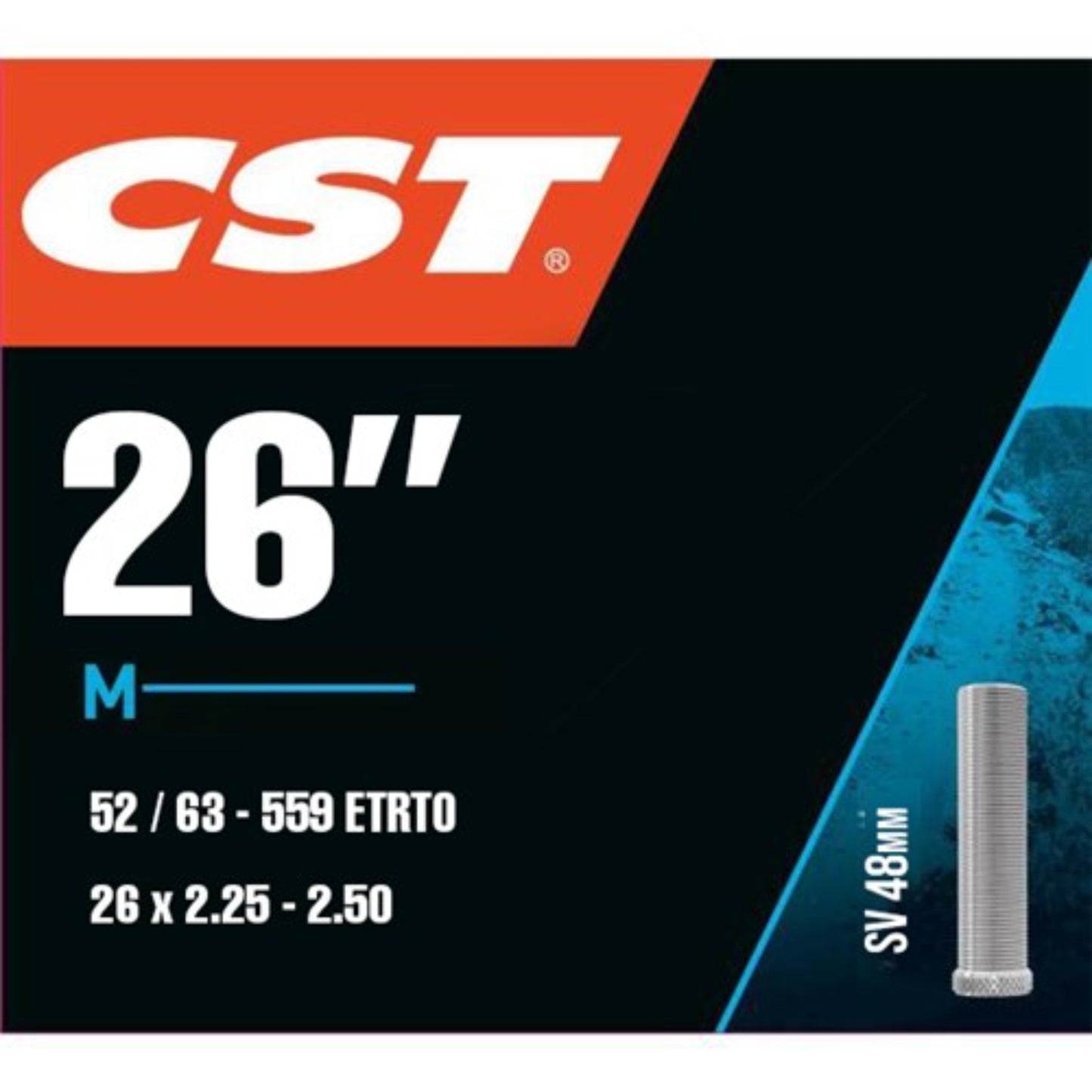 CST Tube - 26 x 2.2/2.5 - SV 48mm