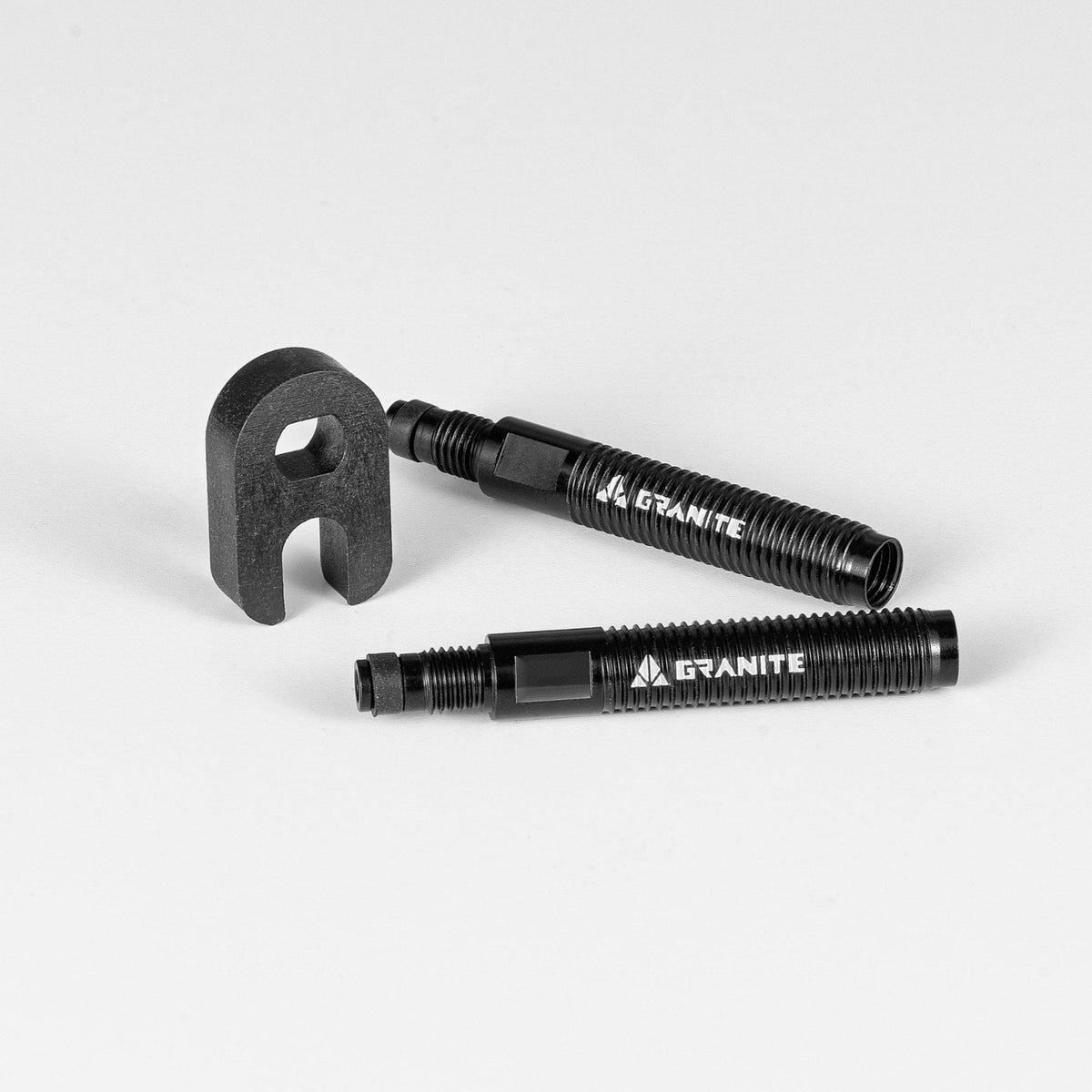 Granite Presta valve stem extenders 40mm pair