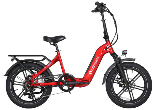 Leitner Porto folding e-bike in Red