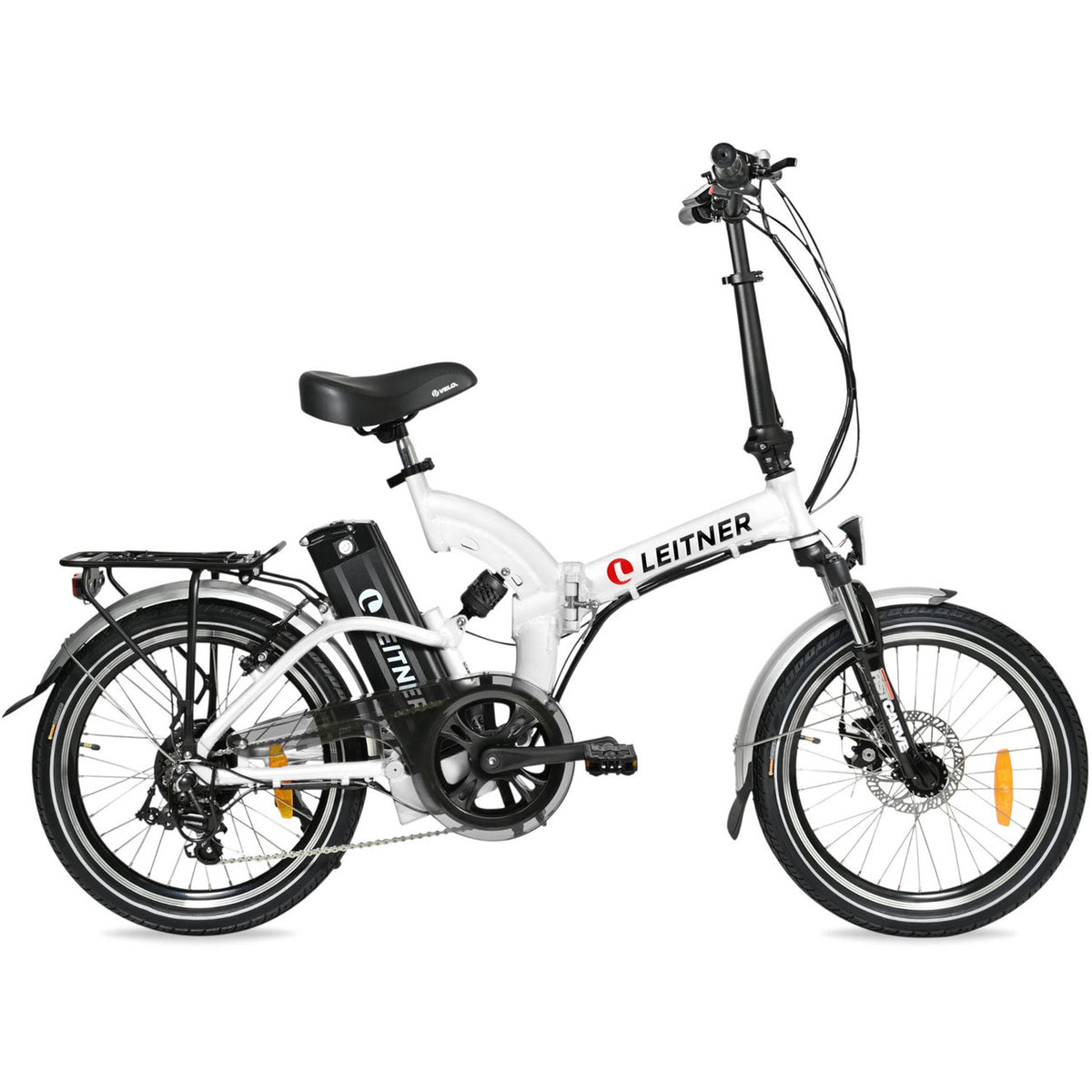 Leitner SuperT folding e-bike - White