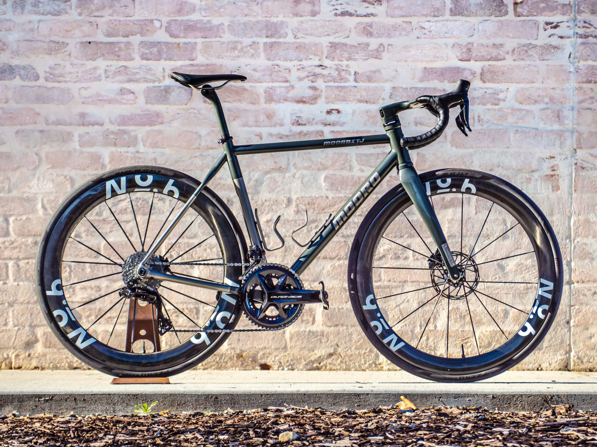 Mooro Moorditj titanium road bike side profile