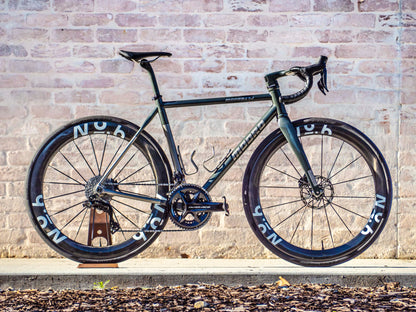 Mooro Moorditj titanium road bike side profile