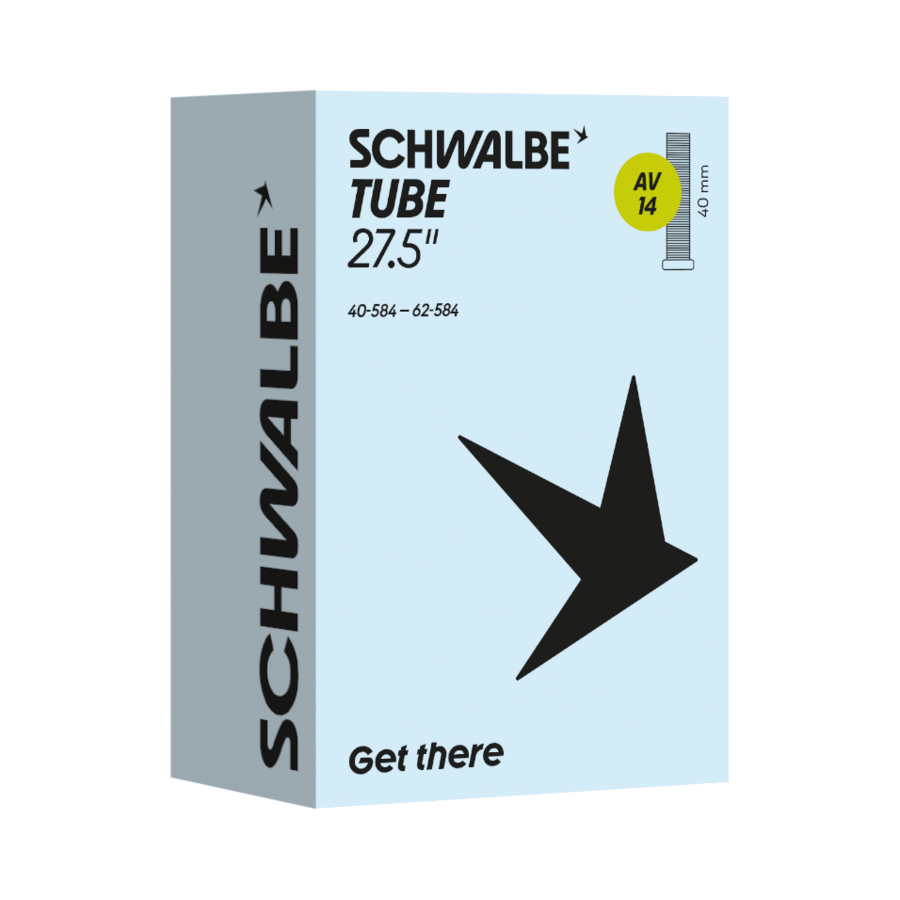 Schwalbe AV14 27.5-inch tube, 40/62-584, 40 mm Schrader valve